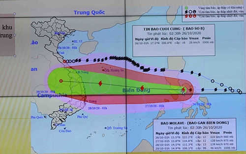 Ứng phó với bão số 9 'siêu mạnh': Kiểm soát chặt chẽ tuyến biển và đất liền