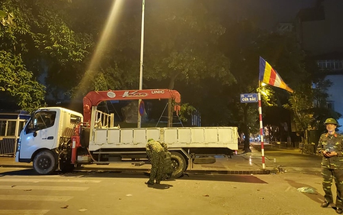 Hà Nội: Quả bom tại phố Cửa Bắc đã được chuyển đi hủy nổ an toàn