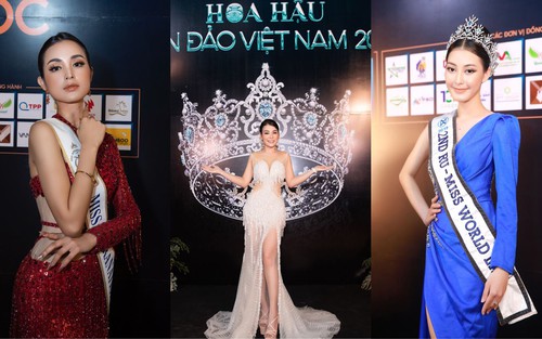 Dàn sao hội ngộ trên thảm đỏ Hoa hậu Biển đảo Việt Nam 2022