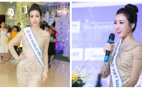 Đỗ Mỹ Linh rạng ngời trước giờ lên đường 'chinh chiến' Hoa hậu Thế giới