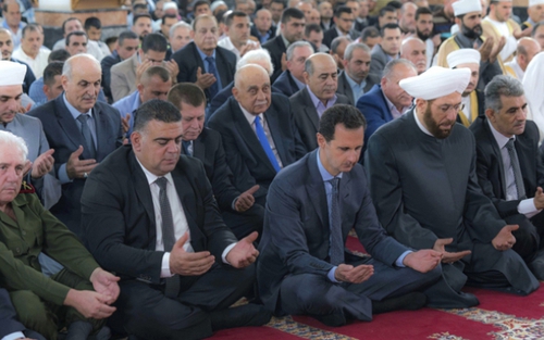 Tổng thống Syria xuất hiện bên ngoài thủ đô Damascus