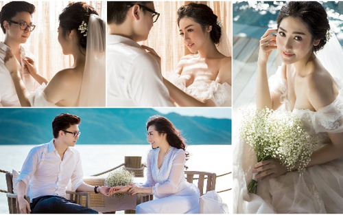 Á hậu Tú Anh tung trọn bộ ảnh cưới đẹp lung linh trước khi chính thức theo chồng