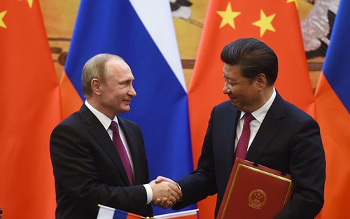 Những hình ảnh đầu tiên về lễ đón Tổng thống Putin tại Trung Quốc