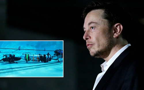 Elon Musk đến Thái Lan, mang theo tàu ngầm 'Lợn hoang' giải cứu đội bóng thiếu niên