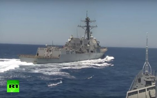 Tàu khu trục tên lửa của Mỹ vào biển Baltic