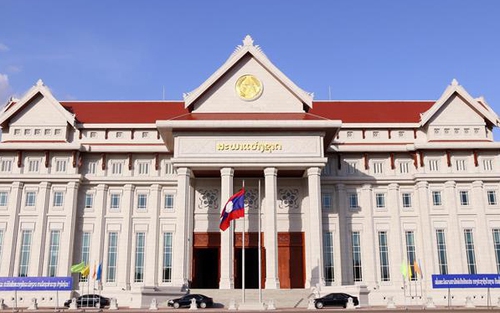 Chính thức nghiệm thu hoàn thành Nhà Quốc hội mới của Lào