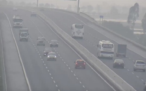 Phạt 7,5 triệu đồng nữ tài xế đi ngược chiều cao tốc Hà Nội-Hải Phòng