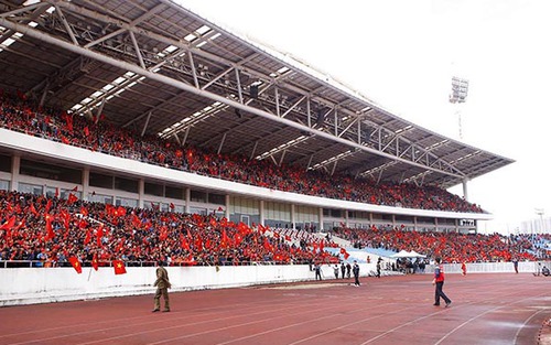 Hàng nghìn CĐV đổ về SVĐ Mỹ Đình khuấy động trước giờ G - Chung kết U23 châu Á