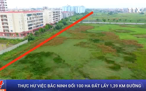 VIDEO: Thực hư chuyện đổi 100 ha đất lấy 1.39 km đường ở Bắc Ninh