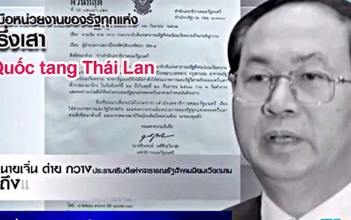 Thái Lan treo cờ rủ tưởng niệm Chủ tịch nước Trần Đại Quang