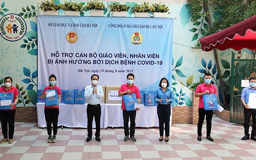 Ngành Giáo dục Thủ đô Hà Nội chia sẻ khó khăn với cán bộ, giáo viên, nhân viên