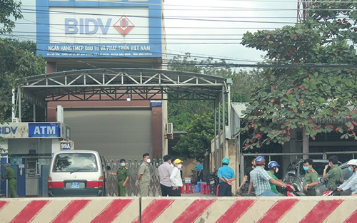 Truy bắt nhanh nghi phạm cướp ngân hàng ở Bình Dương