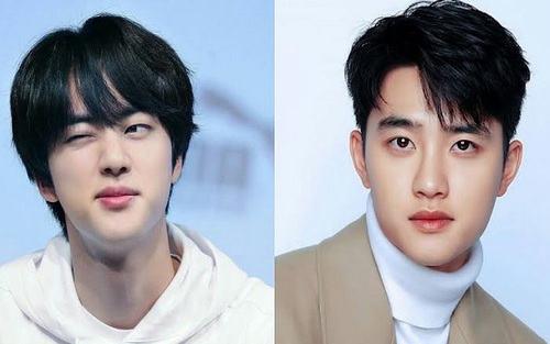 Fan ngỡ ngàng trước tình bạn bất ngờ của 2 mỹ nam Jin BTS và D.O EXO