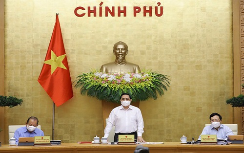 Thủ tướng Phạm Minh Chính chủ trì phiên họp Chính phủ thường kỳ đầu tiên