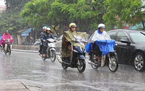 Khu vực Bắc Bộ đề phòng thời tiết nguy hiểm