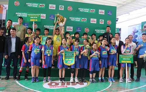 Kết thúc giải bóng rổ học sinh Tiểu học Hà Nội 2020