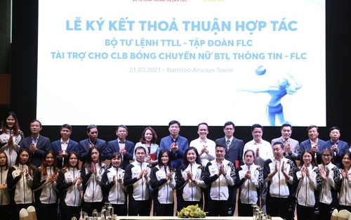 CLB bóng chuyền nữ Thông tin – FLC ra mắt nhà tài trợ mới
