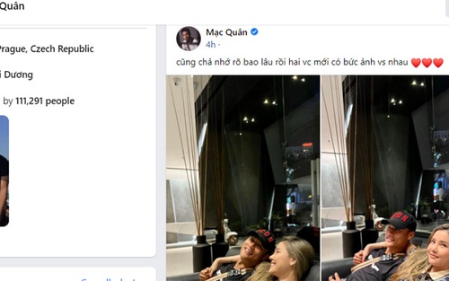 Mạc Hồng Quân được vợ vào thăm, đăng ảnh để chuộc lỗi?
