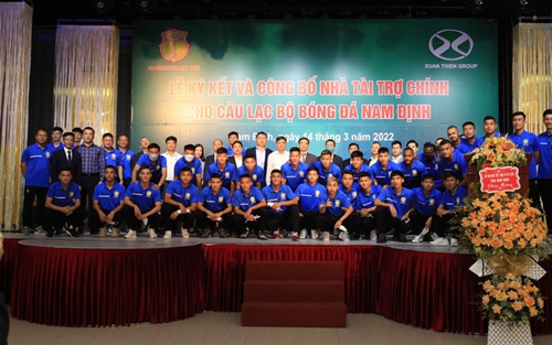 Đổi đời với 200 tỷ được tài trợ, CLB Nam Định đặt mục tiêu vô địch V League