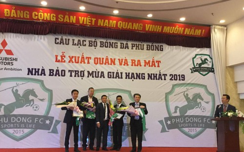 CLB bóng đá Phù Đổng xuất quân tham dự giải hạng Nhất QG 2019