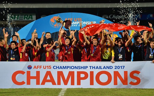 VFF thưởng U15 Việt Nam 400 triệu đồng