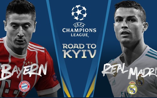 Trực tiếp lượt đi bán kết Champions League Bayern Munich vs Real Madrid ở đâu?