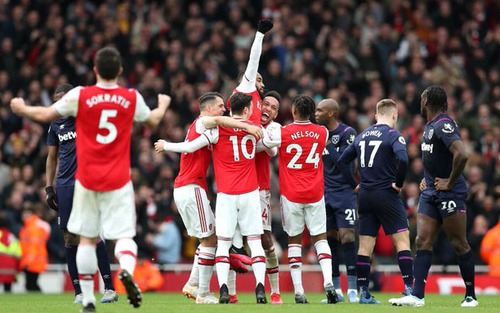 Bảng xếp hạng Ngoại hạng Anh vòng 36: Arsenal khiến cuộc đua top 4 nghẹt thở