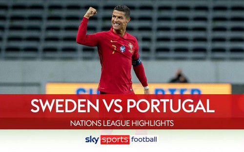 Link xem trực tiếp bóng đá. Bồ Đào Nha vs Thụy Điển. Trực tiếp Nations League