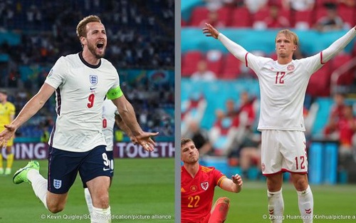 Kết quả bóng đá bán kết EURO 2021: Anh vs Đan Mạch