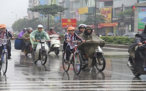 Thời tiết đêm 3 và ngày 4/3: Bắc Bộ có mưa rào và dông, đề phòng lốc, sét và gió giật mạnh
