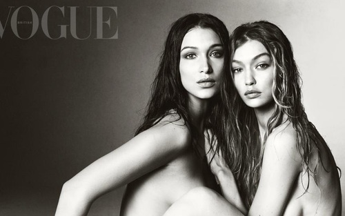 Chị em siêu mẫu Gigi Hadid chụp ảnh đôi 'hở bạo' khiến người xem ngại ngùng