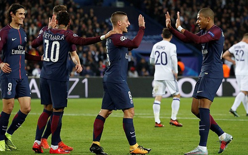 Video clip highlights bàn thắng trận PSG 5-0 Anderlecht