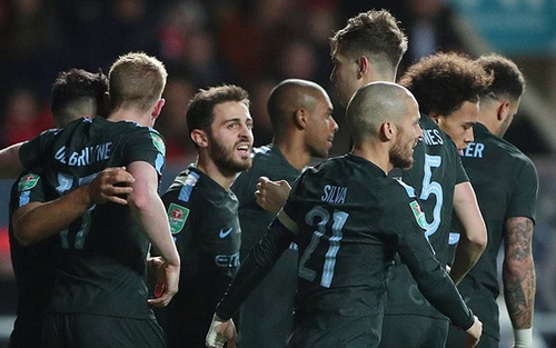 VIDEO bàn thắng highlights Bristol 2-3 Man City: Người hùng De Bruyne