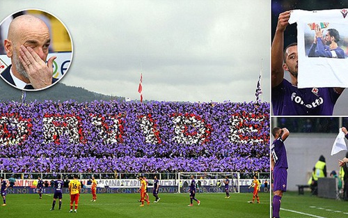 CẢM ĐỘNG: Buffon rưng rưng, cầu thủ ghi bàn chào di ảnh Davide Astori