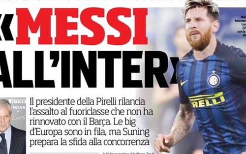 SỐC! Inter được hỗ trợ tài chính để mua Messi, đua tranh với Juventus của Ronaldo