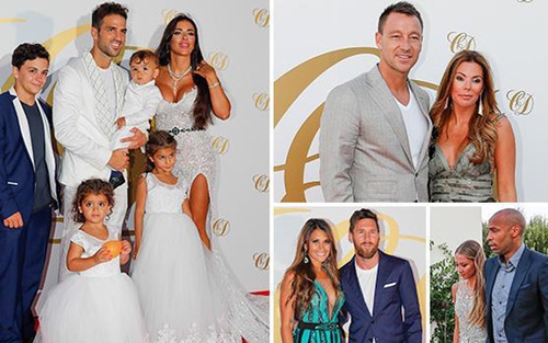 Messi, Henry, Terry & cả thế giới bóng đá dự 'đám cưới triệu đô' của Cesc Fabregas