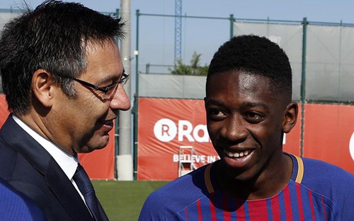 Chủ tịch Barca: 'Dembele nay đã xuất sắc hơn cả Neymar'