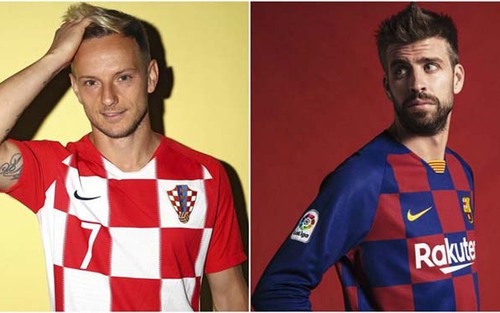Barca ra mắt áo kẻ caro lạ mắt, bị chỉ trích thiết kế áo đấu chỉ để 'tri ân' Rakitic