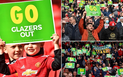 CĐV MU phản đối nhà Glazer trong ngày trở lại Old Trafford