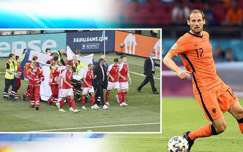 Daley Blind suýt từ chối đá trận Hà Lan-Ukraine vì sự cố của Eriksen