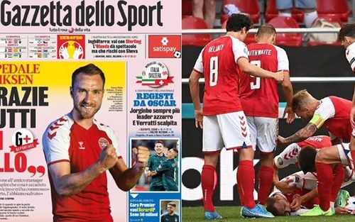 Eriksen gửi thông điệp đầu tiên sau biến cố ‘ngừng tim’ trên sân cỏ