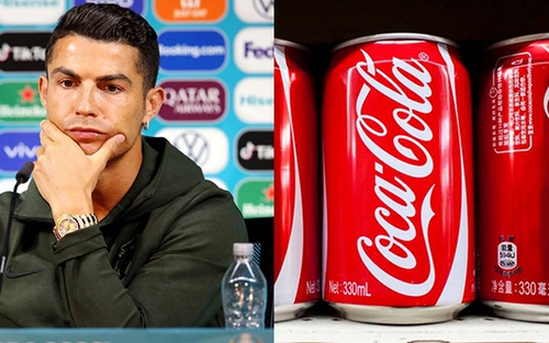 Ronaldo khiến Coca-Cola mất 4 tỷ USD vì hành động bỏ chai nước trong họp báo