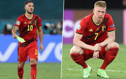 Bỉ lên tiếng về tình trạng chấn thương của Hazard và De Bruyne