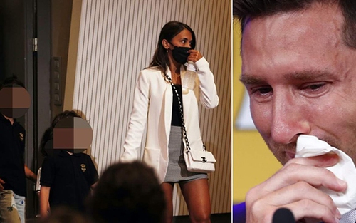 Vợ Messi bùi ngùi khi phải rời đi, hội WAGs Barcelona cùng chia sẻ