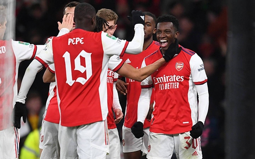 Arsenal vào bán kết Cúp Liên đoàn Anh nhờ hat-trick của sao trẻ