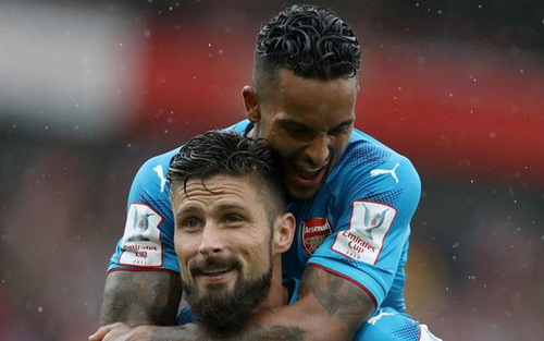 Giroud cán mốc 100 bàn cho Arsenal nhanh hơn cả Van Persie