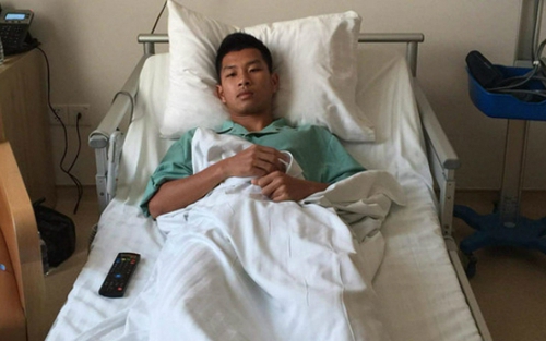 Đạp gãy xương sườn cầu thủ Khánh Hòa, Hải Huy bị treo giò 3 trận