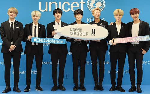 BTS là một trong hai thành tựu lớn nhất Hàn Quốc 60 năm qua, gây được quỹ khổng lồ cho UNICEF