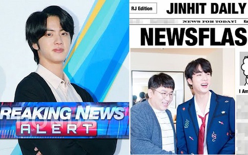 ARMY tha thiết mong phóng viên Jin BTS trở lại ngay và luôn