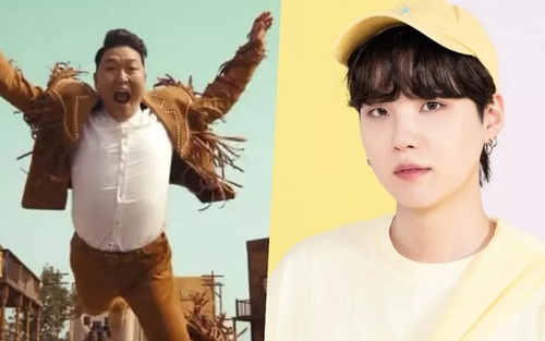 Suga BTS sản xuất nhạc cho PSY, nức nở khen ngợi nhau